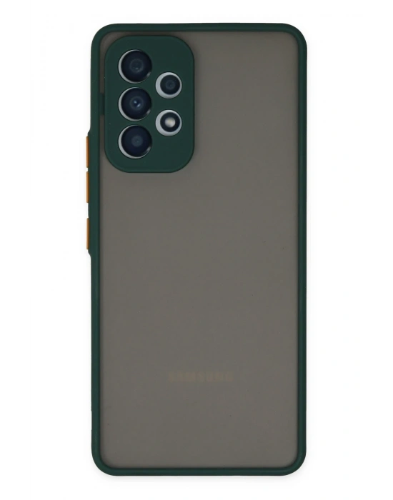 Newface Samsung Galaxy A53 5G Kılıf Montreal Silikon Kapak - Yeşil