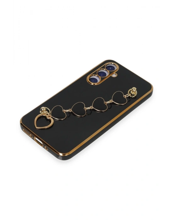 Newface Samsung Galaxy A54 5G Kılıf Esila Silikon - Siyah