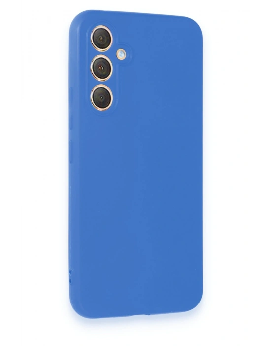 Newface Samsung Galaxy A54 5G Kılıf First Silikon - Mavi
