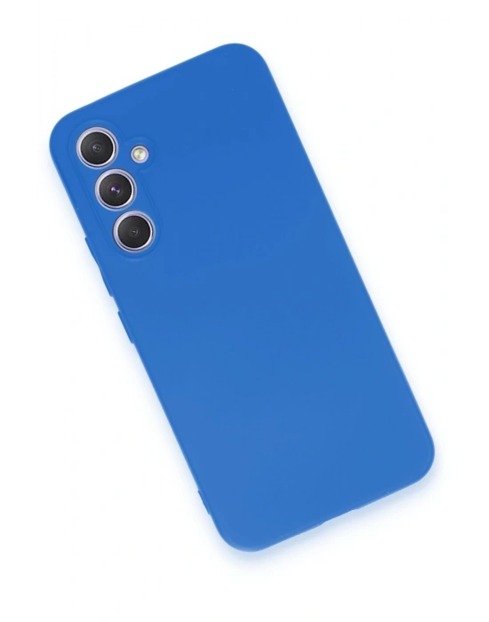 Newface Samsung Galaxy A54 5G Kılıf First Silikon - Mavi