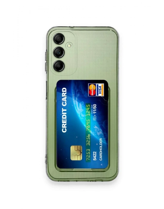 Newface Samsung Galaxy A54 5G Kılıf Kart Şeffaf Silikon - Şeffaf