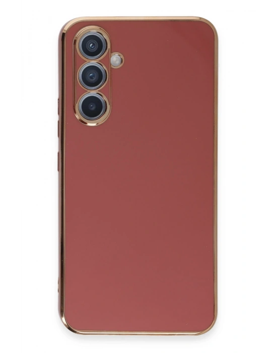 Newface Samsung Galaxy A54 5G Kılıf Volet Silikon - Kırmızı