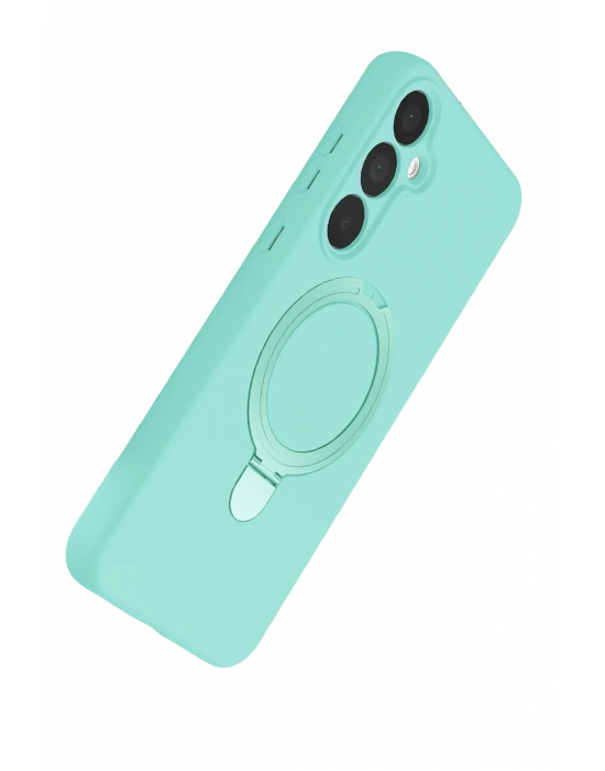 Newface Samsung Galaxy A55 5G Regal Magsafe Standlı Kapak - Su Yeşili