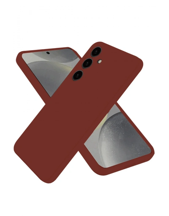 Newface Samsung Galaxy A56 Kılıf First Silikon - Bordo