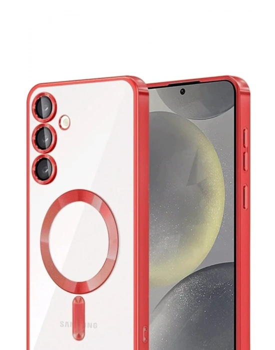 Newface Samsung Galaxy A56 Kross Magneticsafe Kapak - Kırmızı