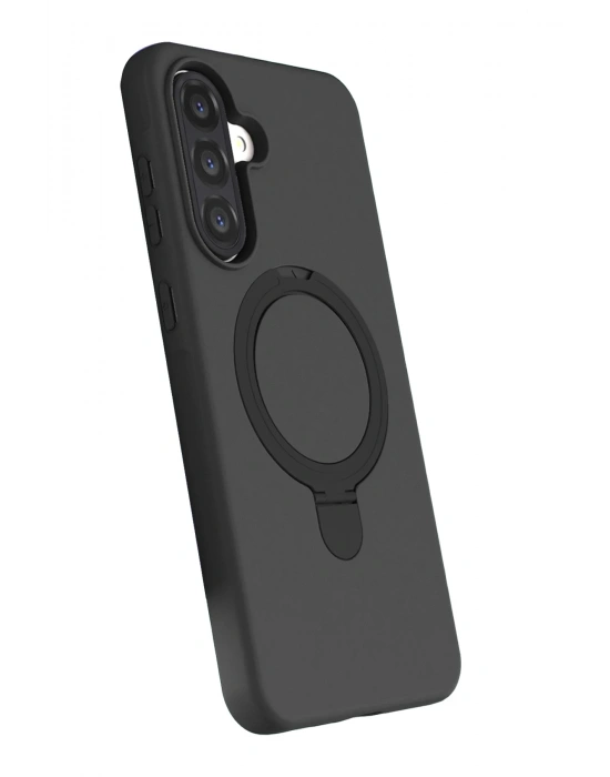 Newface Samsung Galaxy A56 Regal Magsafe Standlı Kapak - Siyah