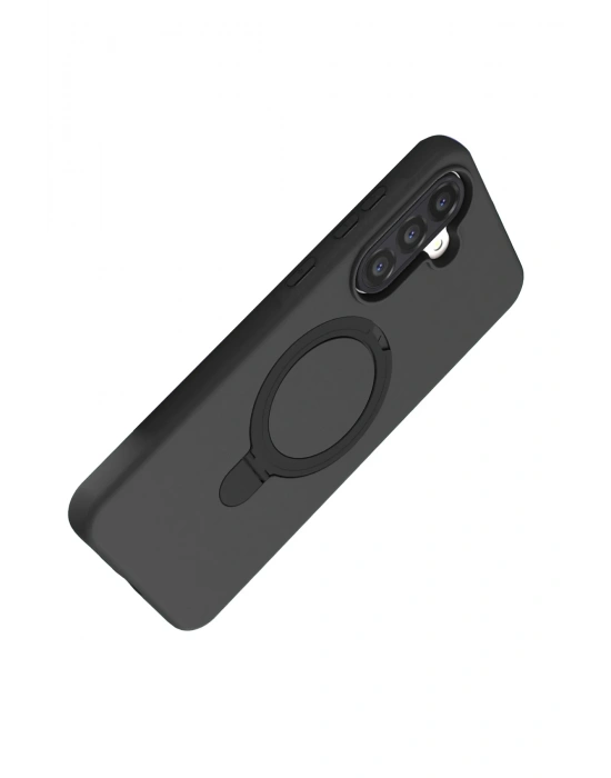 Newface Samsung Galaxy A56 Regal Magsafe Standlı Kapak - Siyah