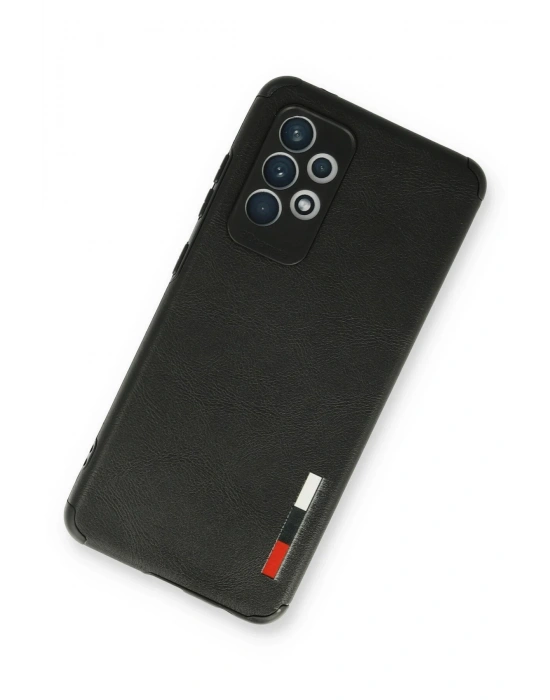 Newface Samsung Galaxy A73 5G Kılıf Loop Deri Silikon - Siyah