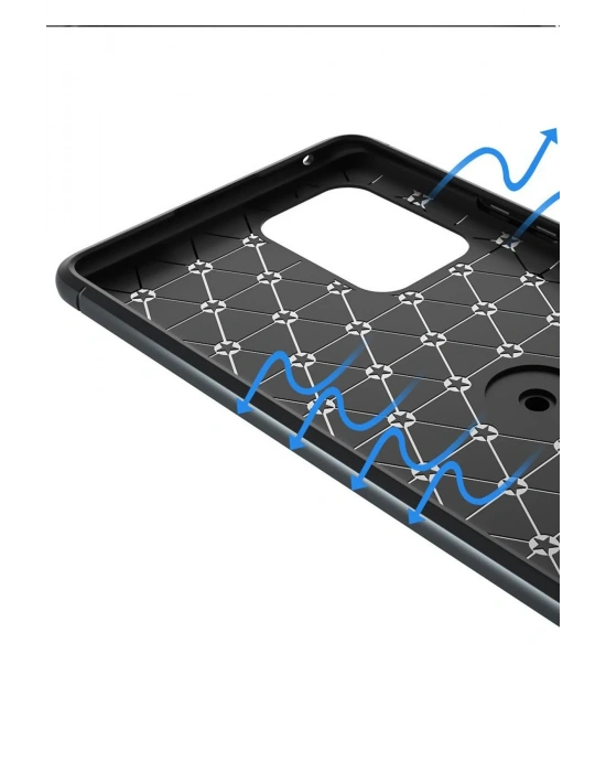 Newface Samsung Galaxy A91 / S10 Lite Kılıf Range Yüzüklü Silikon - Kırmızı