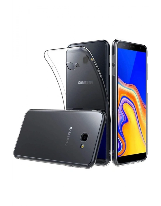Newface Samsung Galaxy J4 Plus Kılıf Lüx Şeffaf Silikon