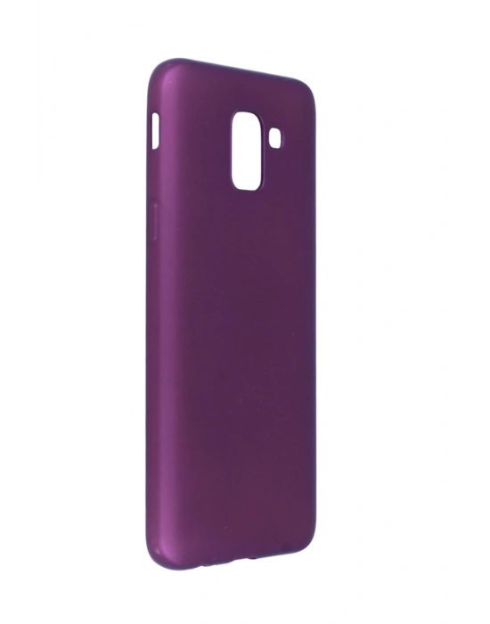 Newface Samsung Galaxy J6 Kılıf First Silikon - Mürdüm