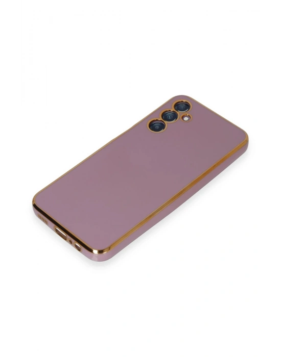 Newface Samsung Galaxy M14 5G Kılıf Volet Silikon - Mor