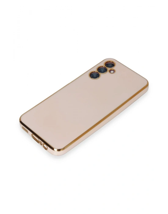 Newface Samsung Galaxy M14 5G Kılıf Volet Silikon - Pembe