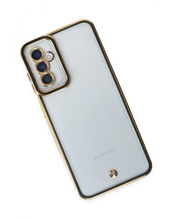 Newface Samsung Galaxy M23 Kılıf Liva Lens Silikon - Siyah