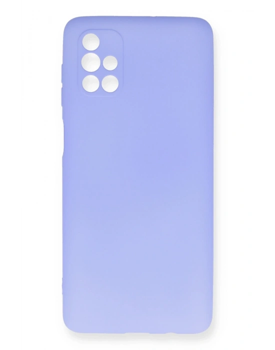 Newface Samsung Galaxy M51 Kılıf First Silikon - Lila