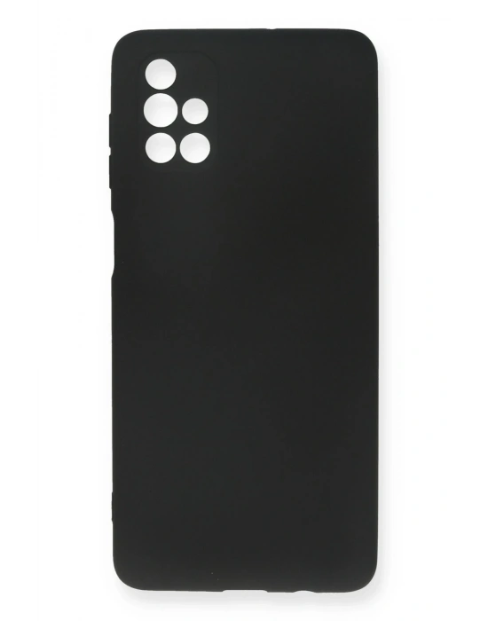 Newface Samsung Galaxy M51 Kılıf First Silikon - Siyah