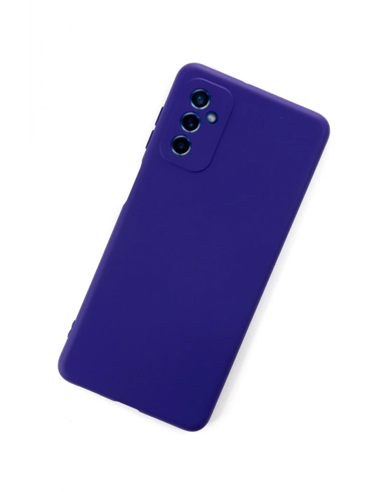 Newface Samsung Galaxy M52 5G Kılıf Nano içi Kadife Silikon - Mor