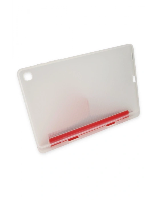 Newface Samsung Galaxy P610 Tab S6 Lite 10.4 Kılıf Kalemlikli Mars Tablet Kılıfı - Kırmızı