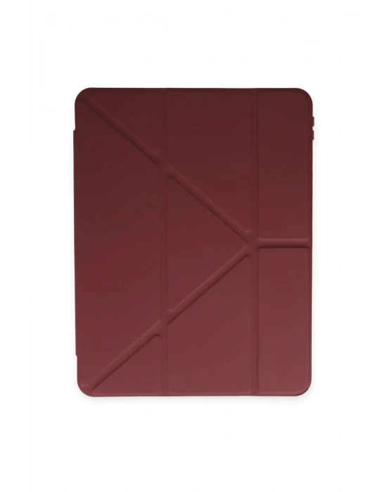 Newface Samsung Galaxy P610 Tab S6 Lite 10.4 Kılıf Kalemlikli Mars Tablet Kılıfı - Mürdüm