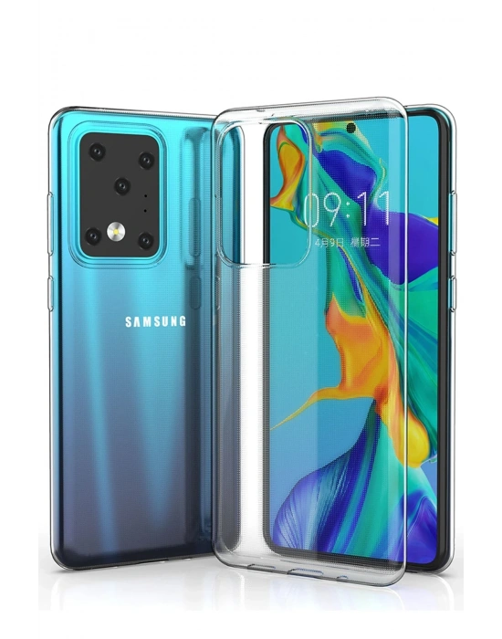 Newface Samsung Galaxy S20 Ultra Kılıf Lüx Şeffaf Silikon