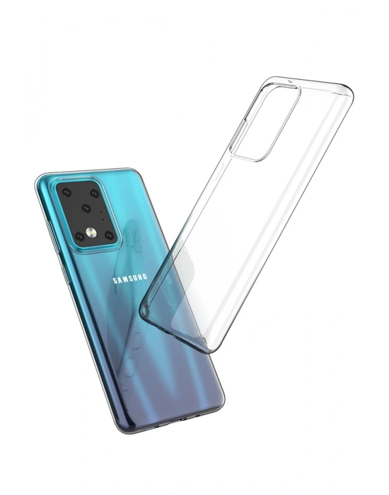 Newface Samsung Galaxy S20 Ultra Kılıf Lüx Şeffaf Silikon