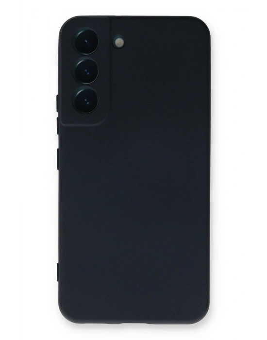 Newface Samsung Galaxy S22 Plus Kılıf Nano içi Kadife Silikon - Lacivert