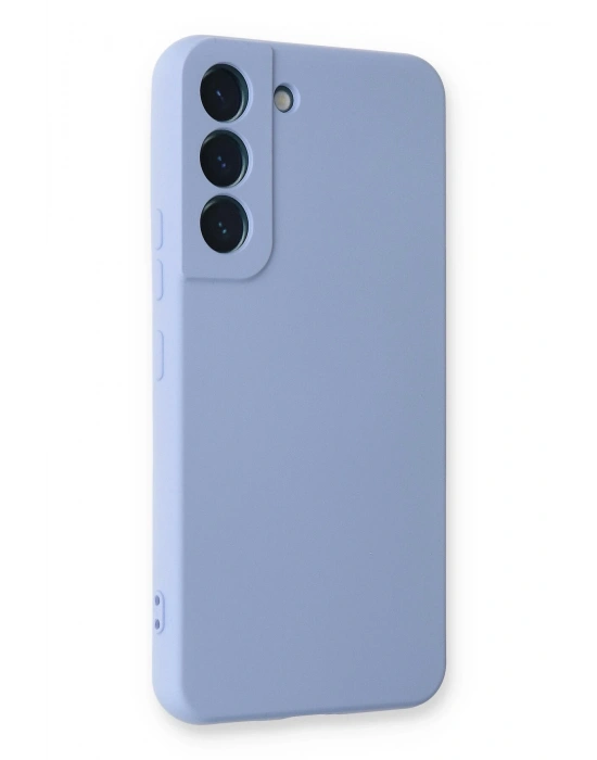Newface Samsung Galaxy S22 Plus Kılıf Nano içi Kadife Silikon - Lila
