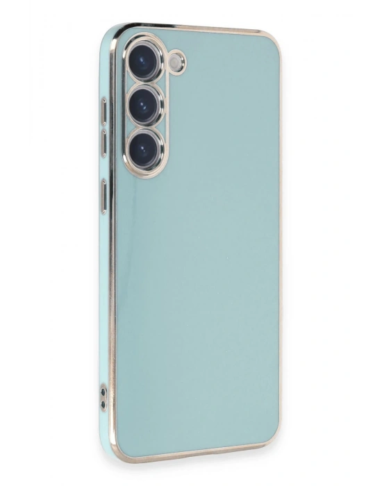 Newface Samsung Galaxy S23 Kılıf Volet Silikon - Açık Yeşil