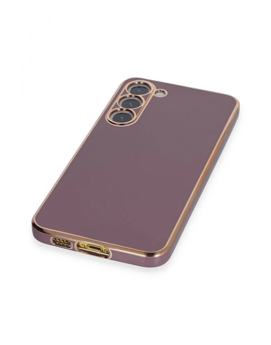 Newface Samsung Galaxy S23 Kılıf Volet Silikon - Mor