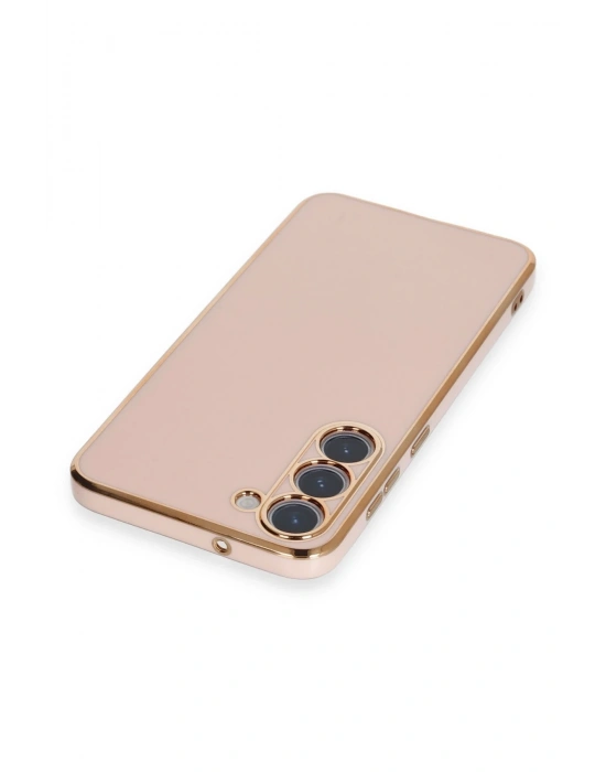 Newface Samsung Galaxy S23 Kılıf Volet Silikon - Pembe