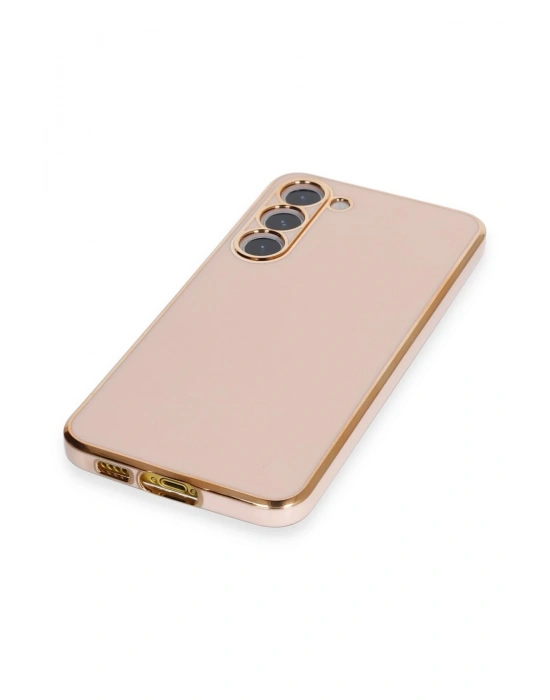 Newface Samsung Galaxy S23 Kılıf Volet Silikon - Pembe