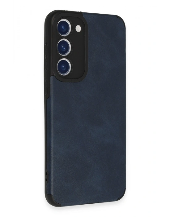 Newface Samsung Galaxy S23 Plus Kılıf Loop Deri Silikon - Lacivert