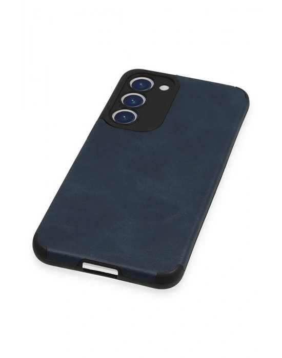 Newface Samsung Galaxy S23 Plus Kılıf Loop Deri Silikon - Lacivert