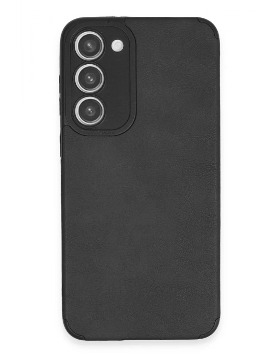 Newface Samsung Galaxy S23 Plus Kılıf Loop Deri Silikon - Siyah