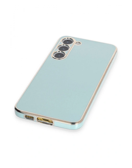 Newface Samsung Galaxy S23 Plus Kılıf Volet Silikon - Açık Yeşil