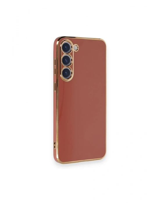 Newface Samsung Galaxy S23 Plus Kılıf Volet Silikon - Kırmızı