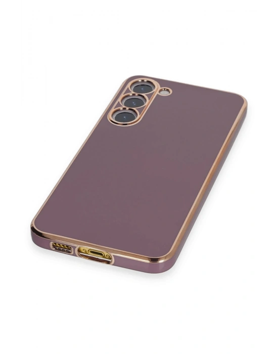 Newface Samsung Galaxy S23 Plus Kılıf Volet Silikon - Mor