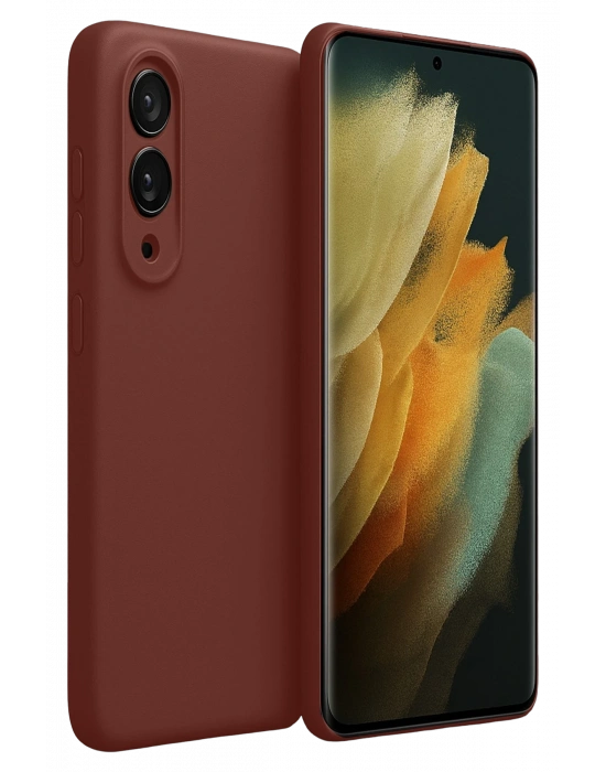 Newface Samsung Galaxy S25 Edge First Silikon - Bordo