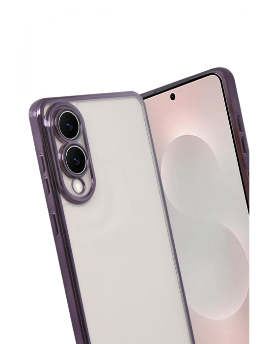 Newface Samsung Galaxy S25 Edge Razer Lensli Silikon - Mor