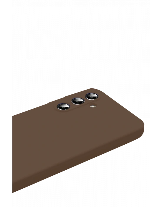 Newface Samsung Galaxy S25 FE First Silikon - Kahverengi