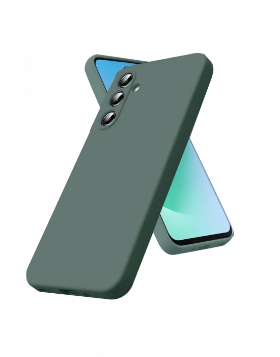 Newface Samsung Galaxy S25 FE First Silikon - Koyu Yeşil