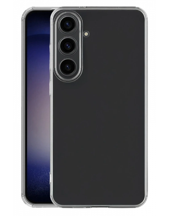 Newface Samsung Galaxy S25 FE Kılıf Lüx Şeffaf Silikon