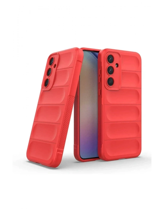 Newface Samsung Galaxy S25 FE Optimum Silikon - Kırmızı