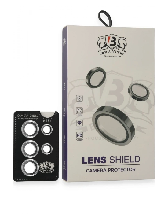 Newface Samsung Galaxy S25 Ultra Bilvis Titan Kamera Lens - Gümüş