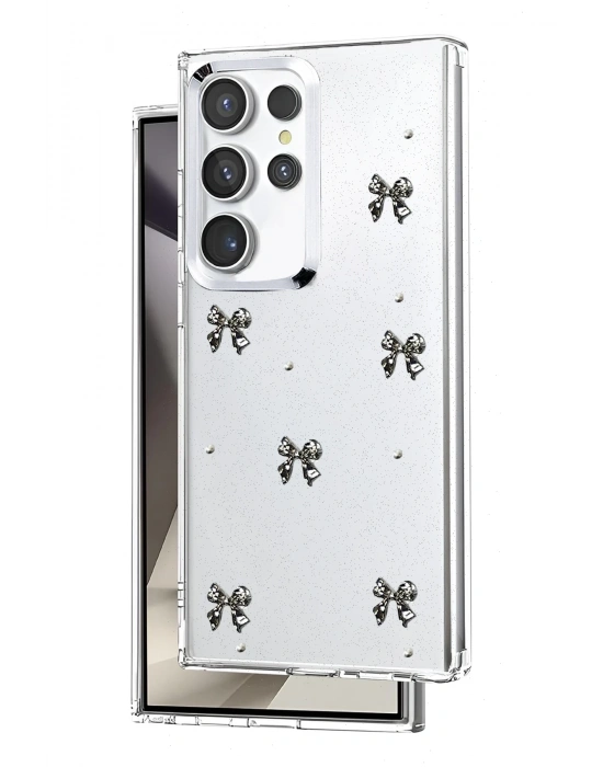 Newface Samsung Galaxy S25 Ultra Fiyonk Desenli Kapak - Desen 5