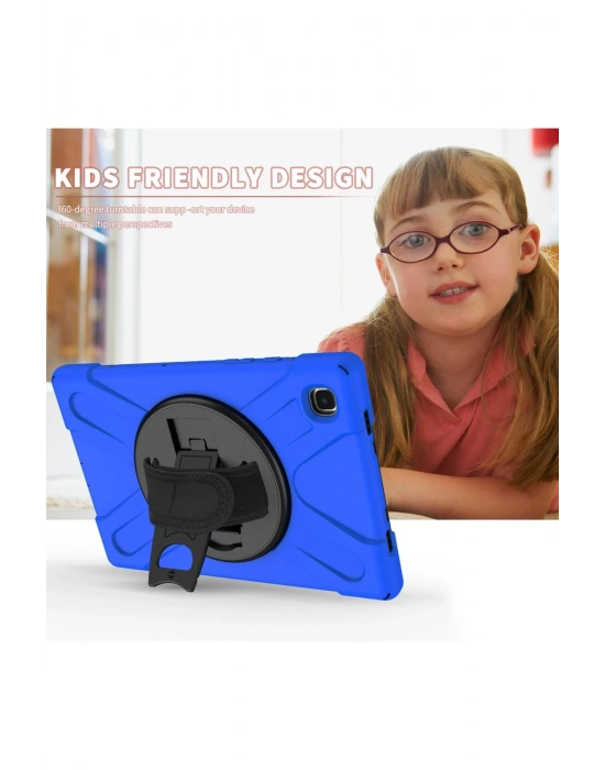 Newface Samsung Galaxy T220 Tab A7 Lite 8.7 Kılıf Amazing Tablet Kapak - Mavi