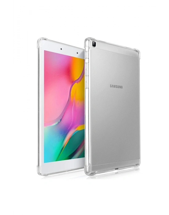 Newface Samsung Galaxy T290 Tab A 8 Kılıf Anti Shock Tablet Silikon - Şeffaf
