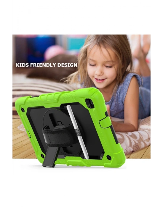 Newface Samsung Galaxy T290 Tab A 8 Kılıf Pars Tablet Kapak - Yeşil