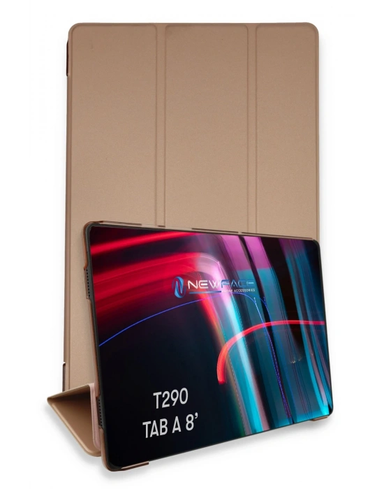 Newface Samsung Galaxy T290 Tab A 8 Kılıf Tablet Smart Kılıf - Rose Gold