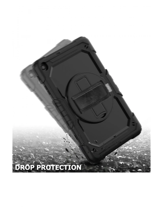 Newface Samsung Galaxy T510 Tab A 10.1 Kılıf Pars Tablet Kapak - Siyah